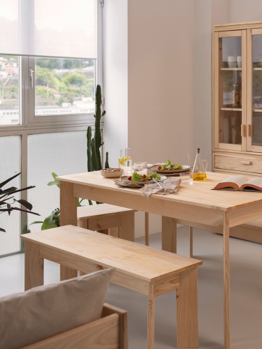 Panca in legno da 120X35 cm BATU | LUFE