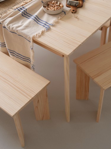 Banco de madeira 150X35 BATU | LUFE