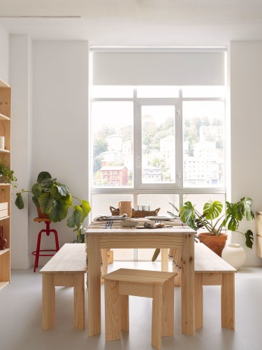 Tavolo da pranzo in legno 180X80 BATU | LUFE