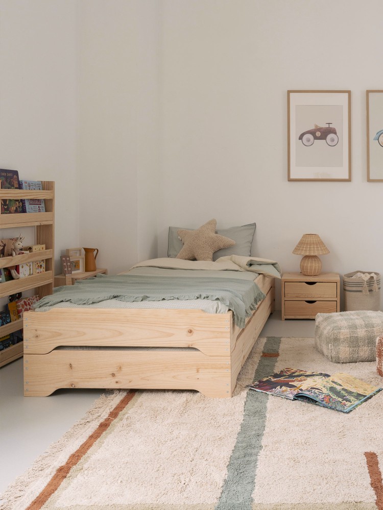 MENDI letto montessori impilabile 90 x 2 unità 2