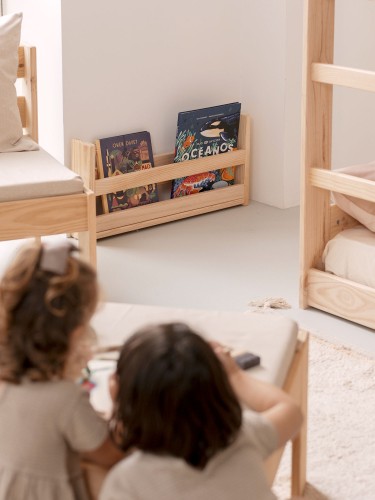 Estante Montessori 1 prateleira em madeira | LUFE