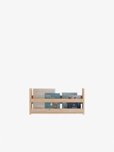 Scaffale Montessori in legno con 1 ripiano | LUFE