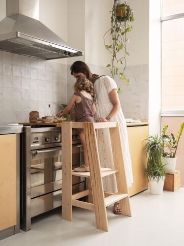 Tour d'apprentissage Montessori en bois pour enfants | LUFE