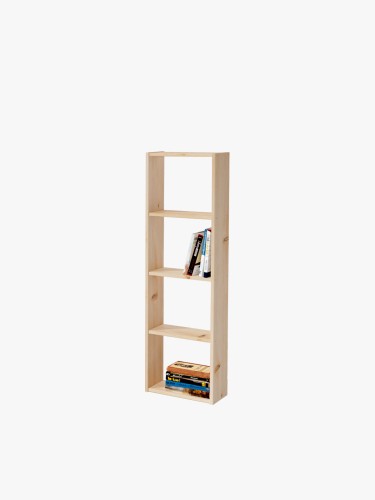 Étagère cube à 5 tablettes en bois | LUFE