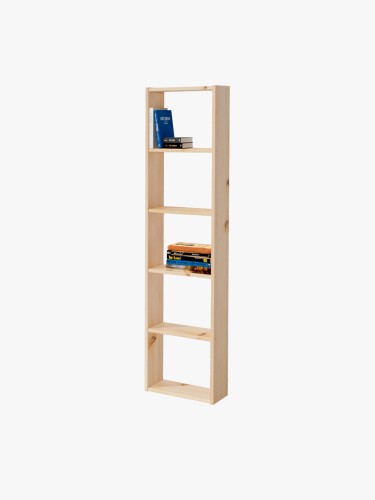 Étagère cube à 6 tablettes en bois | LUFE