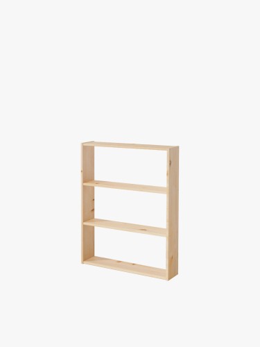 Scaffale basic 4 ripiani in legno | LUFE