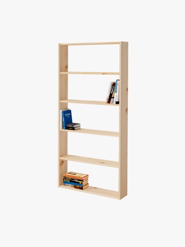 Scaffale basic 6 ripiani in legno | LUFE