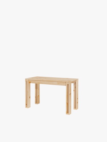 Table d'étude ou de salle à manger en bois 120 cm | LUFE