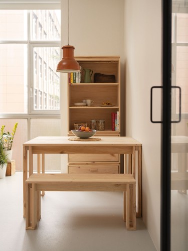 Mesa de comedor 6 plazas de madera | LUFE