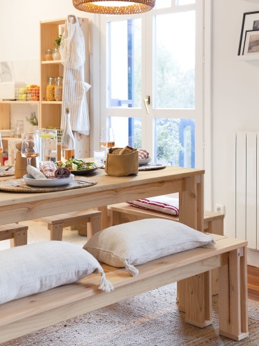 Tavolo da pranzo in legno a 8 posti | LUFE