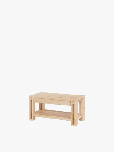 Mesa de centro de madera 55x88 cm | LUFE