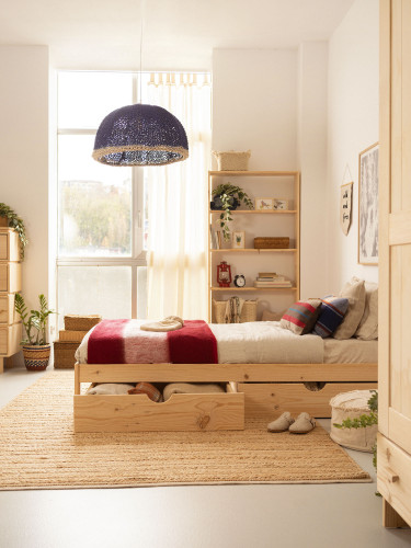 Cassetti contenitori profondità 90 cm in legno | LUFE