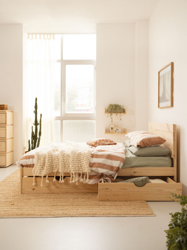 Cassetti contenitori profondità 65 cm in legno | LUFE