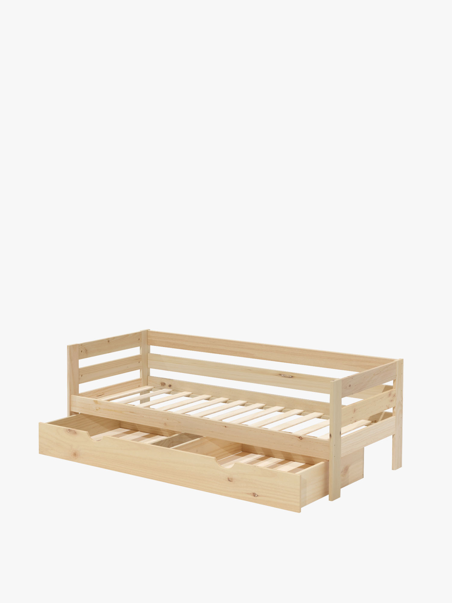 LORE lit banquette 80 avec tiroir en bois - LUFE