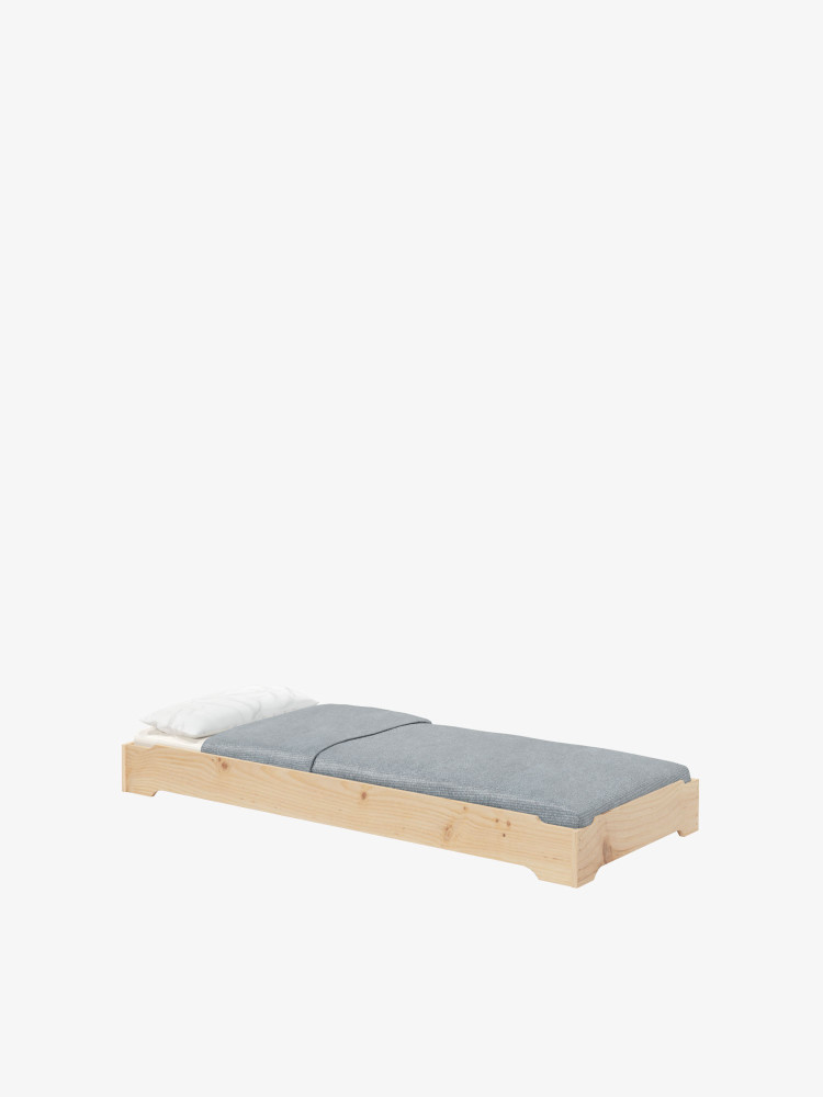 Cama montessori apilable individual de 90 m de madera | LUFE