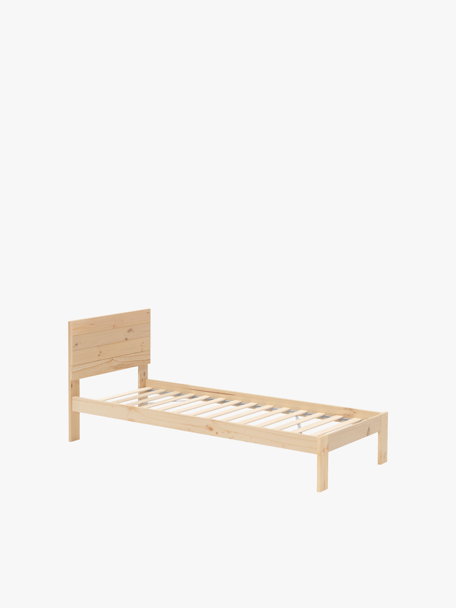 Lit simple TESTA de 80 cm en bois | LUFE