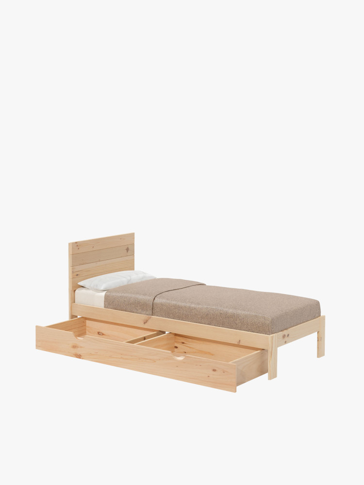 TESTA cama individual 80 com 1 gaveta de arrumação