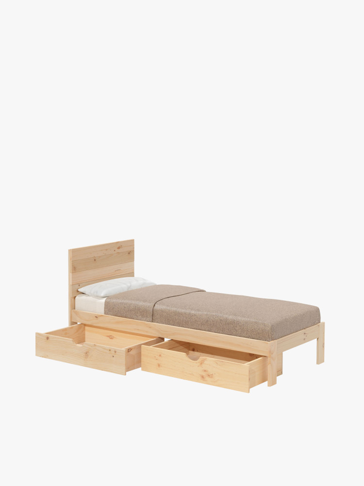 TESTA cama individual 80 con 2 cajones