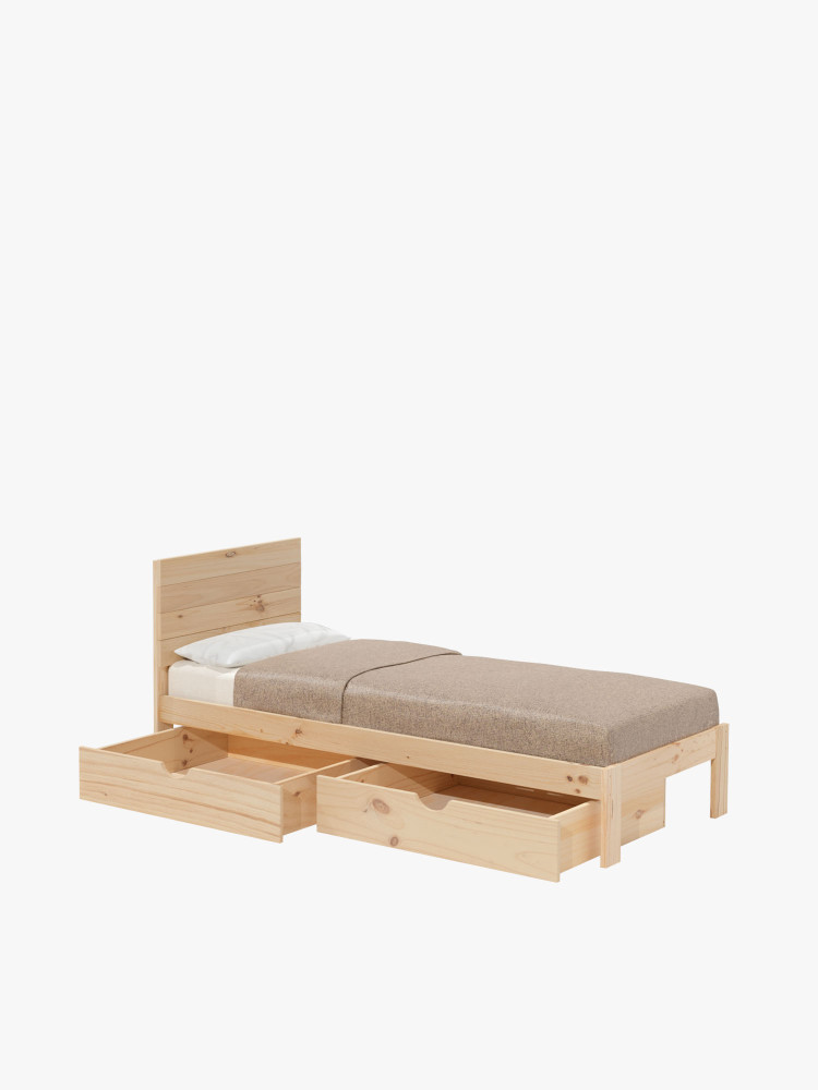 TESTA cama individual 90 con 2 cajones