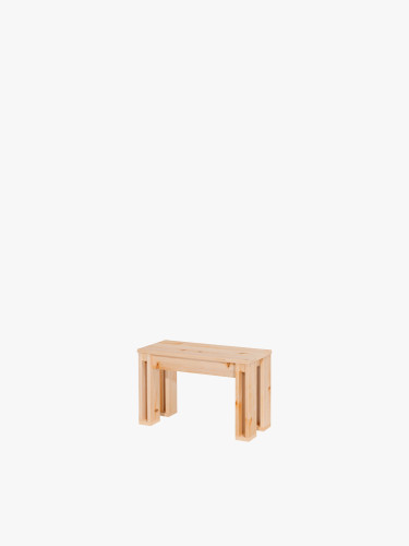 Banc de 70 cm en bois massif | LUFE