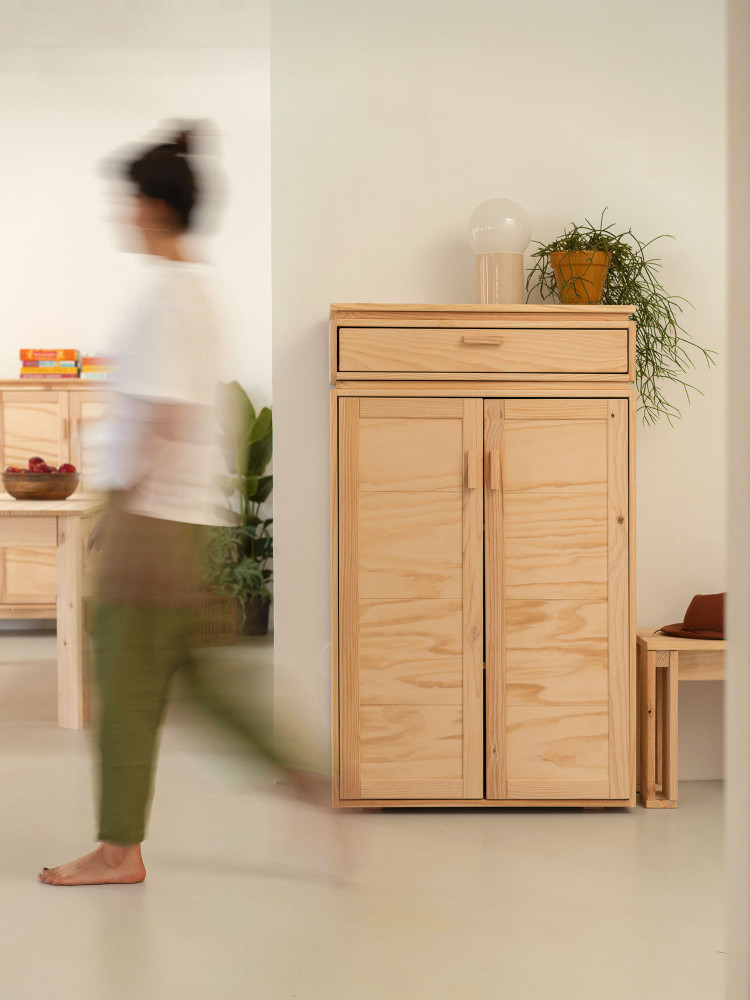 LIBE armoire d'entrée avec tiroir 78x133 2