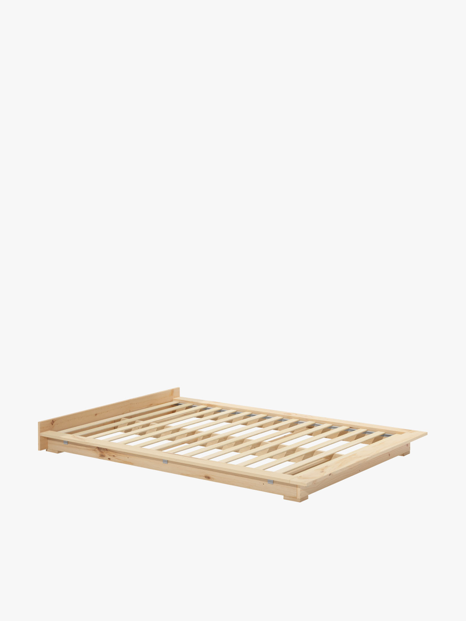 Lit tatami japonais 160 en bois de pin massif | LUFE