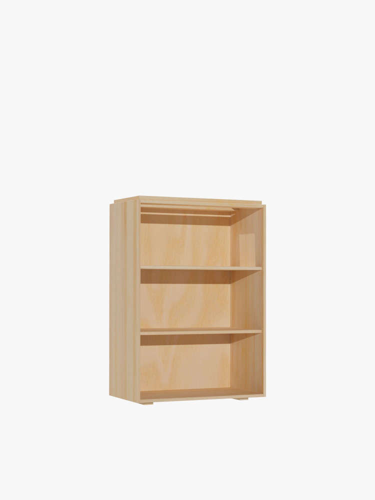 Módulo estantería de madera natural | LUFE