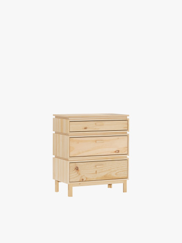 Cajonera de madera con 3 cajones 78x90 AIKA | LUFE