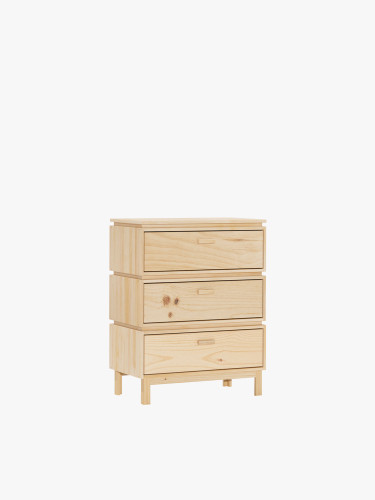 Cajonera de madera con 3 cajones 78x100 AIKA | LUFE