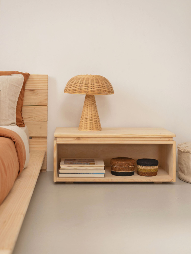 Module creux en bois naturel 78x30 | LUFE 2