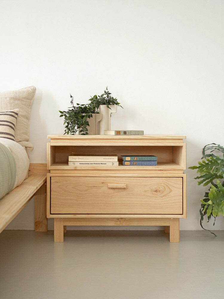 Módulo hueco de madera natural 78x20 | LUFE 2