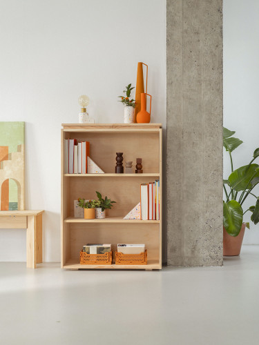 Module étagère en bois naturel | LUFE