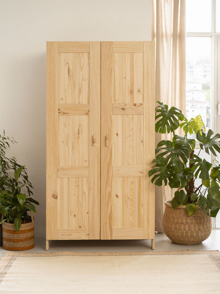 Armoire avec cintre en bois NINAO | LUFE 2
