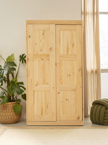 Armoire penderie de la série NINAO avec portes coulissantes | LUFE