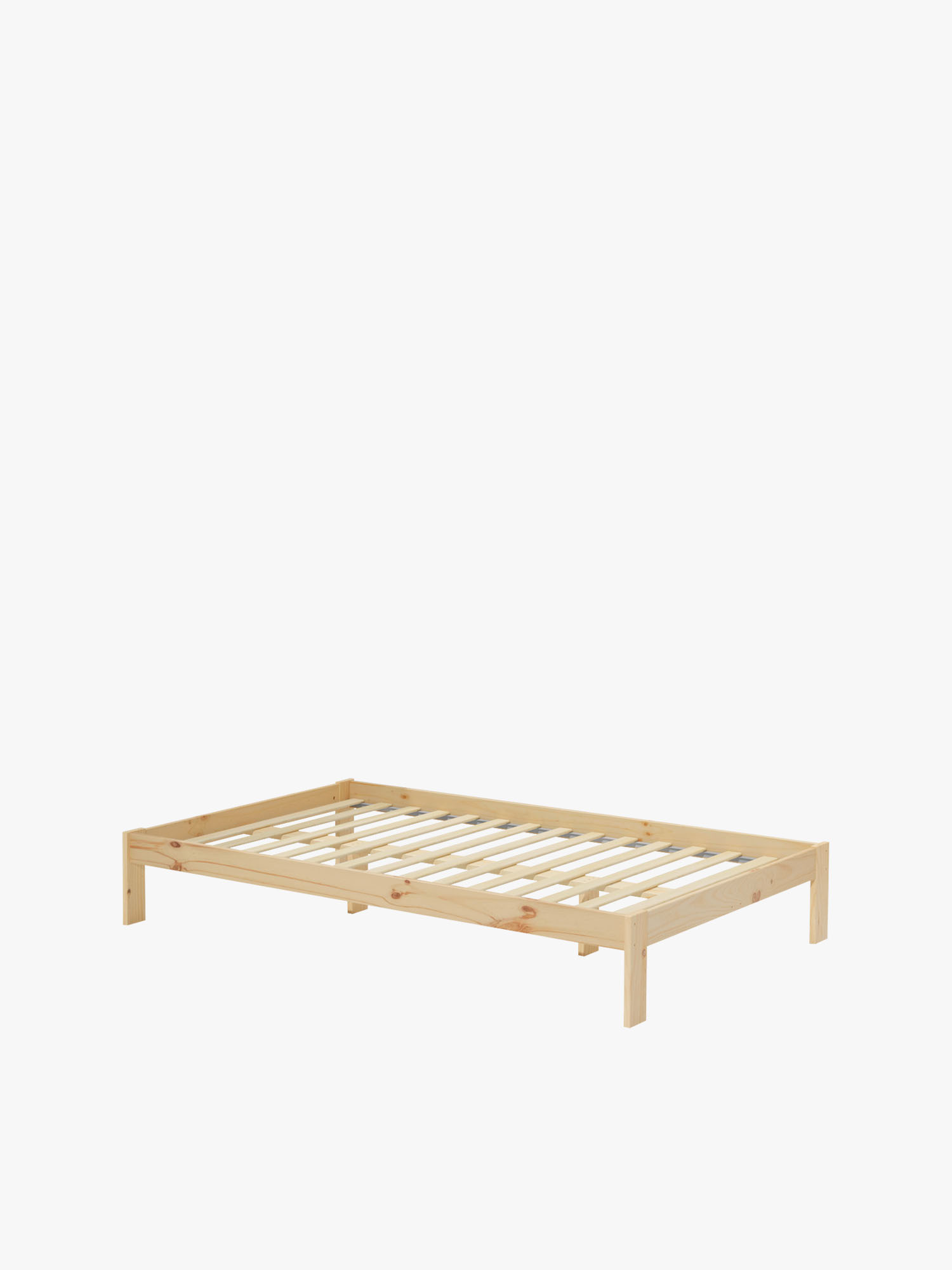 Cama BASO de casal de 135 cm de madeira | LUFE