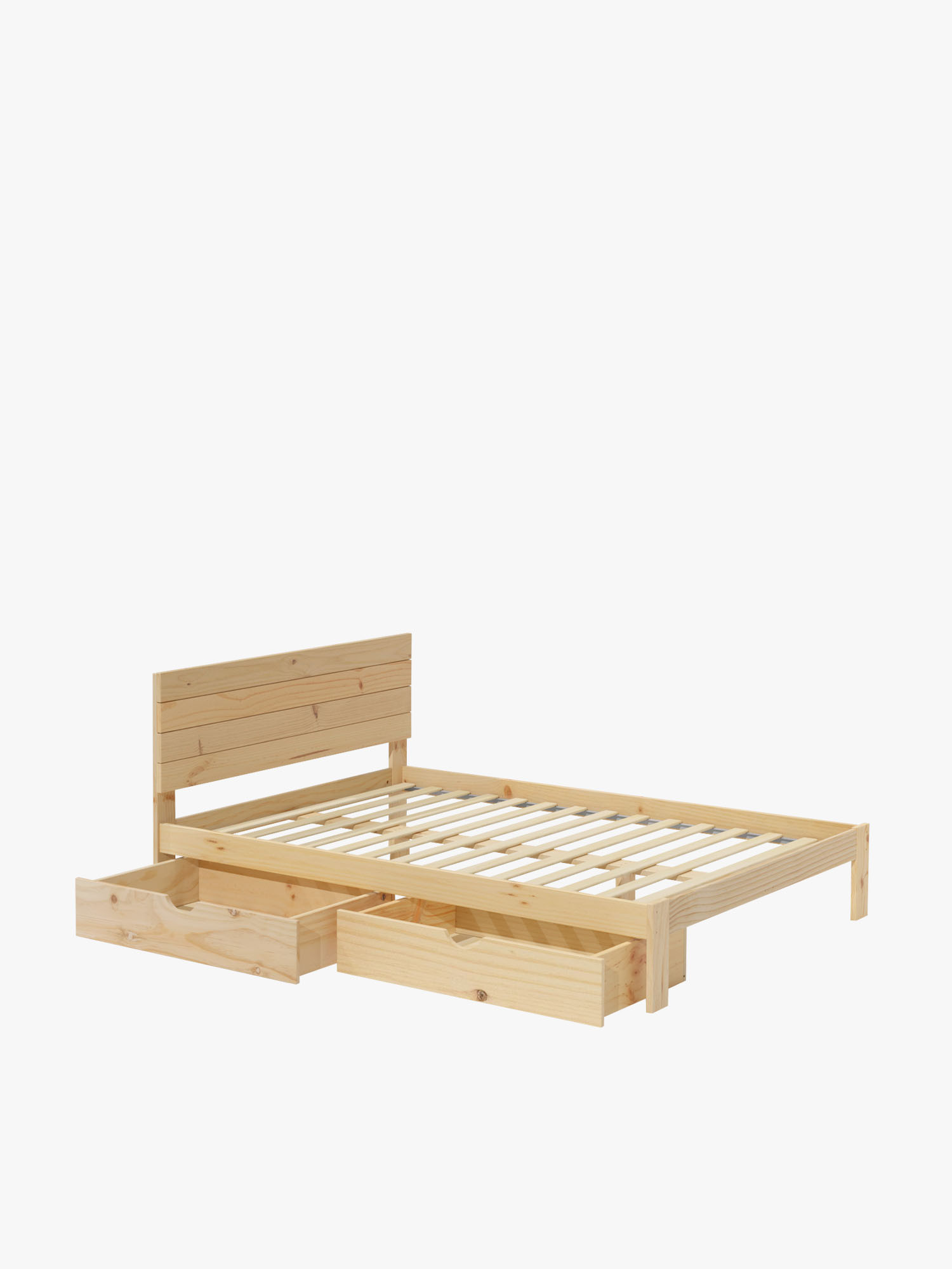 Cama doble TESTA 160 cm con cajones | LUFE