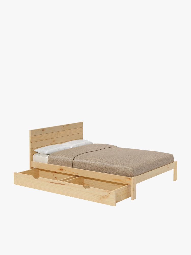 Cama doble TESTA 150 con cajón | LUFE