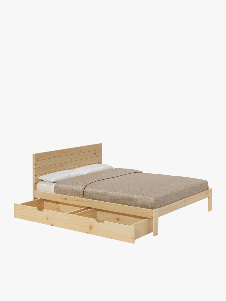 Cama doble TESTA 180 con cajón | LUFE