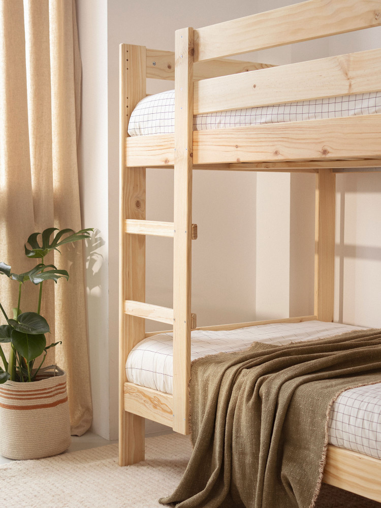 Beliche de madeira de 105 cm | LUFE 2