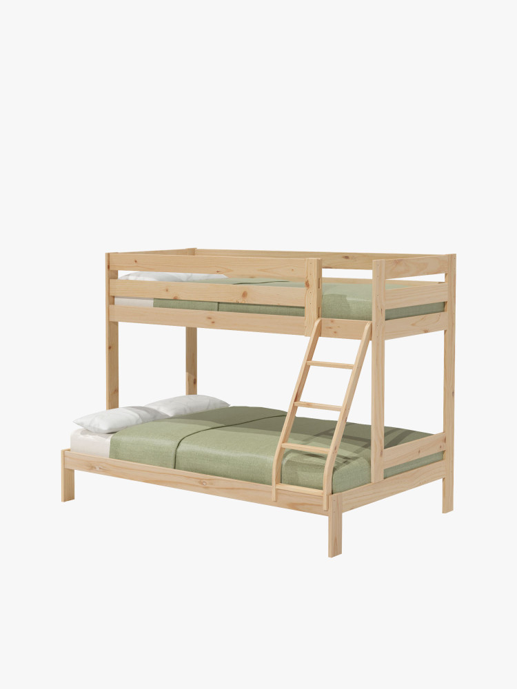 Beliche de casal em madeira cama 90 e 140 | LUFE