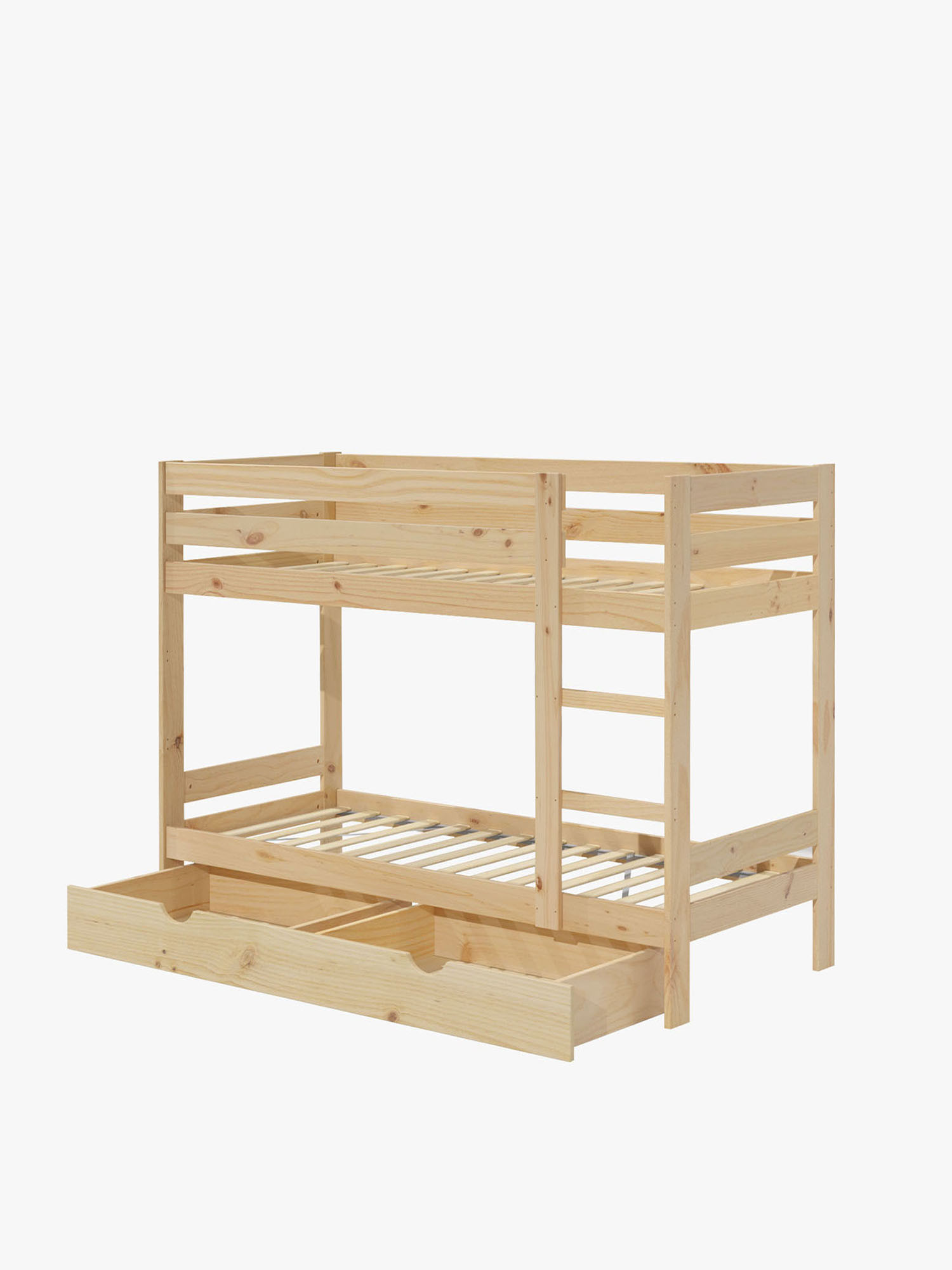 LORE letto a castello per bambini in legno da 80 con contenitore | LUFE