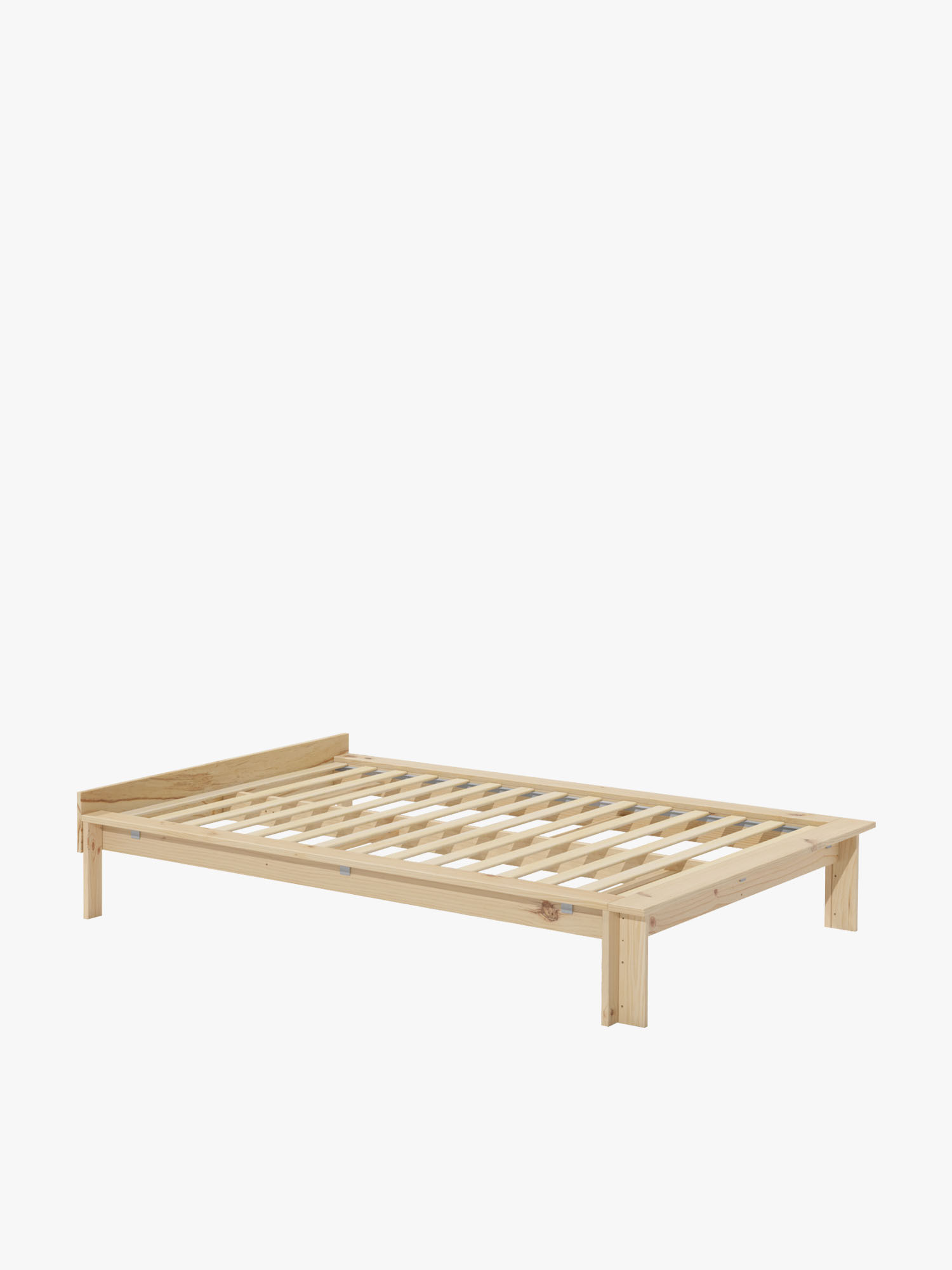 Lit double en bois LUR 140 cm en bois | LUFE