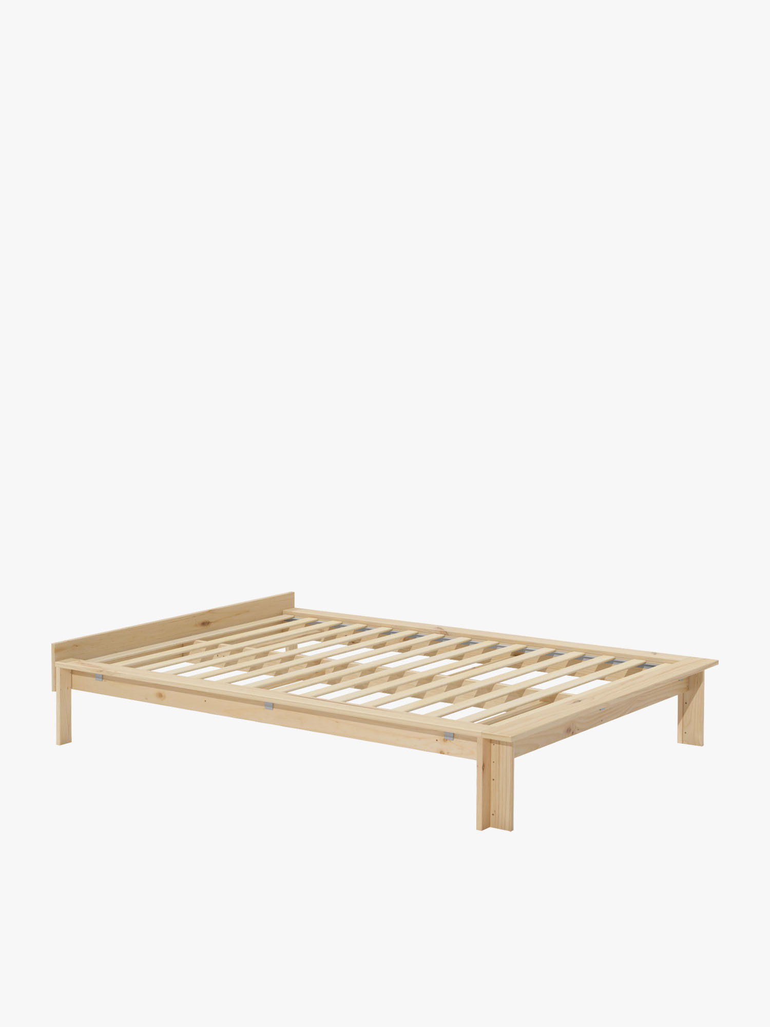 Cama de casal LUR 160 cm de madeira | LUFE