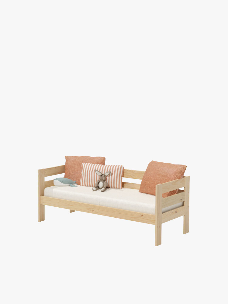 Divã cama infantil em madeira 70X160 cm | LUFE
