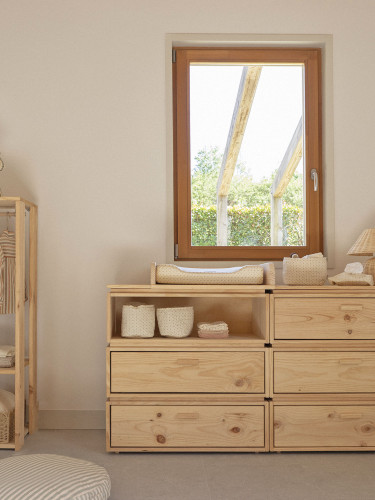 Cassettiera modulare con fasciatoio removibile | LUFE