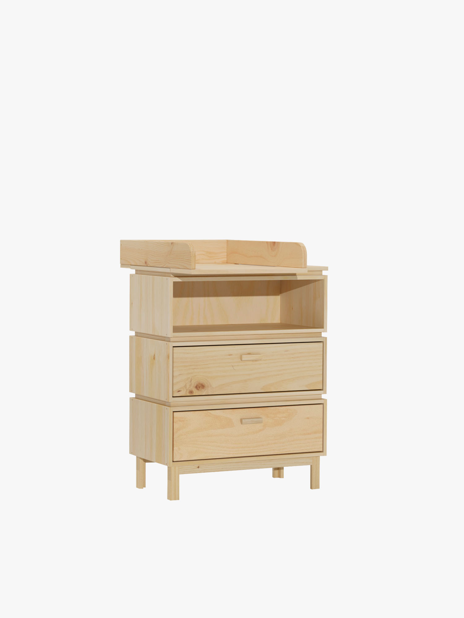Cómoda modular com muda-fraldas removível para bebé | LUFE