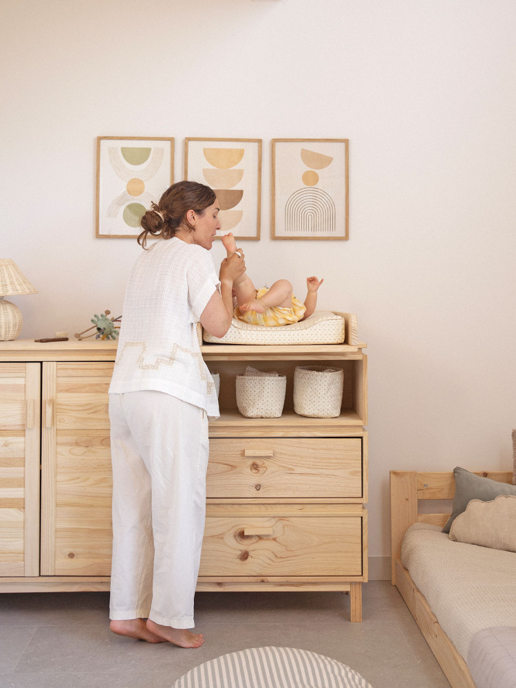 Commode modulaire avec plan à langer amovible pour bébé 2