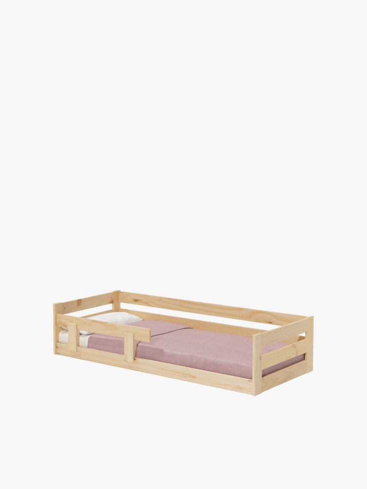 Cama infantil Montessori 80 em madeira natural | LUFE