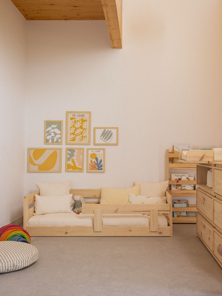 Lit enfant Montessori 70x160 en bois écologique | LUFE 2