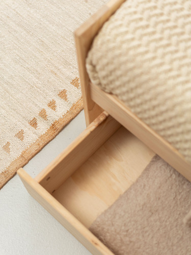 Cajones de almacenaje fondo 65 cm de madera | LUFE